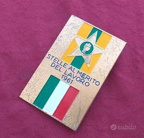 Distintivo Centenario Stelle Merito Lavoro 1961