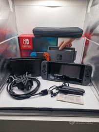 Nintendo Switch 32GB Nera Modello V1 Completa