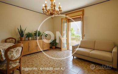 Appartamento di 100 m² con 4 locali e box auto a M