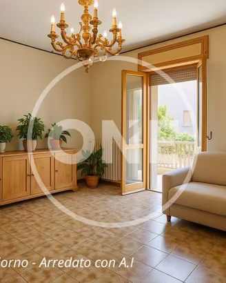 Appartamento di 100 m² con 4 locali e box auto a M