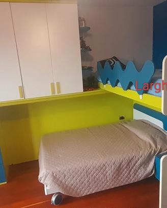 Cameretta Moderna a Soppalco - Super Capiente 