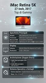 IMac 27 Retina 5K - I7- 32GBram - 1TBssd -R580 8GB