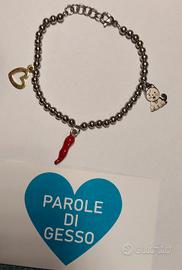 Bracciale Gatto e Cornetto 