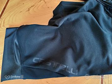 Salopette corta felpata XL Castelli per bici