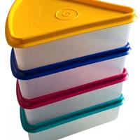 Tupperware contenitore triangolo formaggio torte