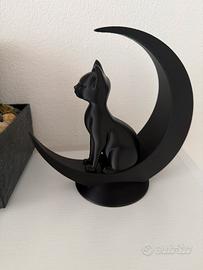 Status gatto sulla luna 3d