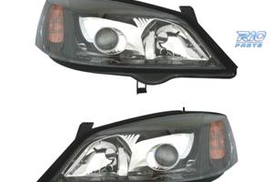 FARI XENON PER OPEL ASTRA G 97-04 FONDO NERO