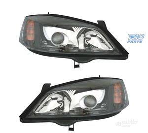 FARI XENON PER OPEL ASTRA G 97-04 FONDO NERO