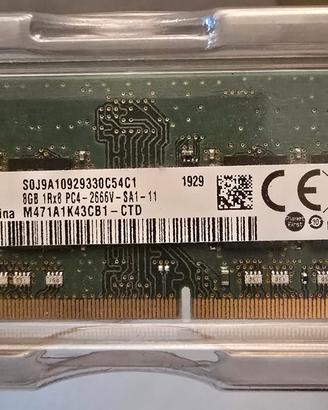 RAM notebook 8GB DDR4 PC4-2666 Samsung
