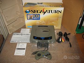Sega Saturn Grigio Boxed console Japan Import