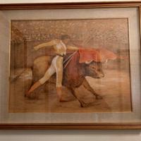 Quadro fatto a mano con matite colorate