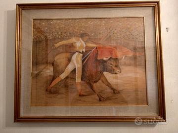 Quadro fatto a mano con matite colorate