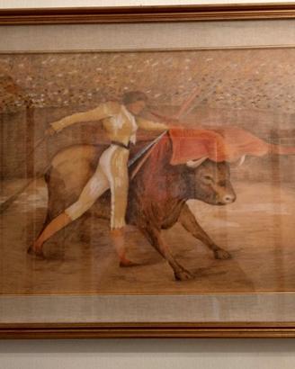 Quadro fatto a mano con matite colorate