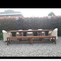 tavolo in legno da esterno