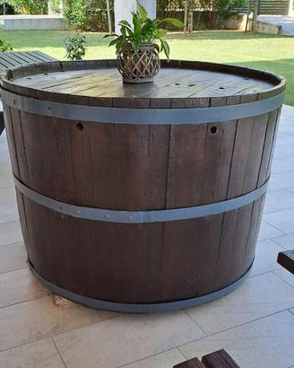 BOTTE-TINA GRANDE IN CASTAGNO DA GIARDINO