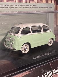 Modellino Fiat 600 D Multipla 1:43 Auto di Papà 