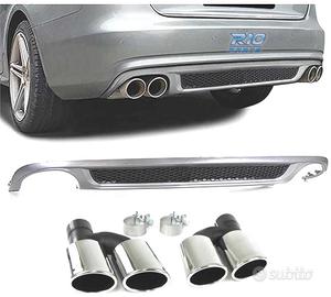 DIFFUSORE AUDI A4 B8 SEDAN AVANT 07-11 LOOK S LINE