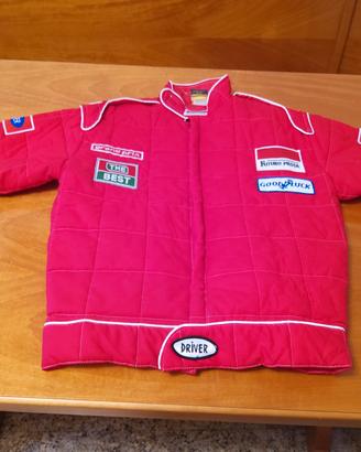 giacca pilota RED QUILTED 