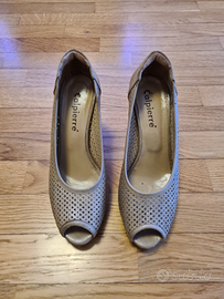 Scarpe Calpierre con tacco - Taglia 40 - Pelle