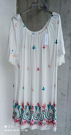 Vestito Floreale, Fluente, Leggero - 54 - NUOVO