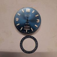 Quadrante eberhard colore blu con datario
