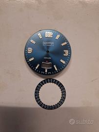 Quadrante eberhard colore blu con datario