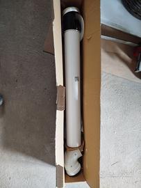 Kit scarico fumi coassiale universale per caldaia