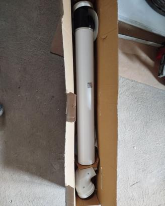 Kit scarico fumi coassiale universale per caldaia