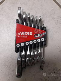 VIRAX set 7 chiavi a cricchetto snodate