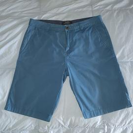 Shorts Bershka (taglia 29) blu uomo cotone leggeri