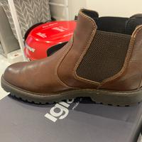 Stivaletto uomo vera pelle testa di moro