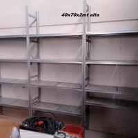 scaffalatura metallica zincata per magazzino