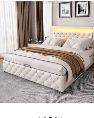 Letto matrimoniale contenitore