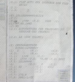 fiat stilo 1.6 benzina
