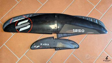 Set per wing foil SABFOIL FRONT WING 1250 usato