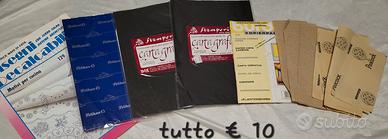 Materiale creativo nuovo per attività artistiche