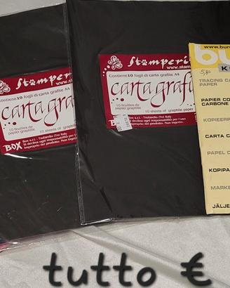 Materiale creativo nuovo per attività artistiche