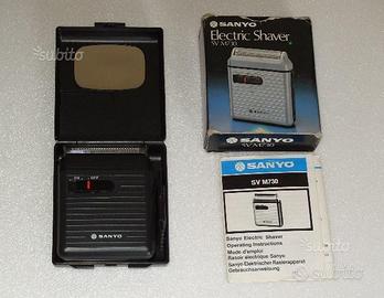 Rasoio batterie Sanyo SV-M730 nuovo da collezione