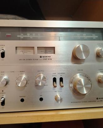 Amplificatore+Radio Sanyo dica 301.Anni 70.