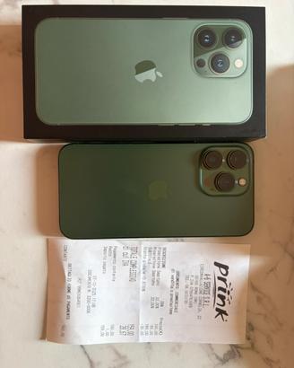 Iphone 13 pro 128 Gb verde alpino, batteria nuova