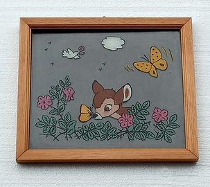 Quadretto in vetro Bamby