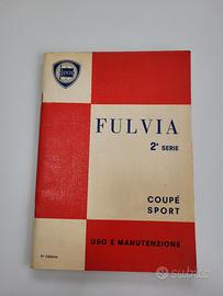libretto uso e manutenzione lancia fulvia 2a serie