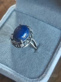 Anello in Argento 925 con Pietra di Luna – Nuovo