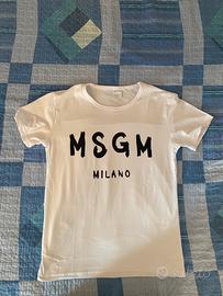 maglietta msgm milano bianca