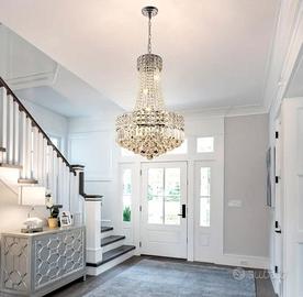 Lampadario moderno in cristallo nuovo imballato