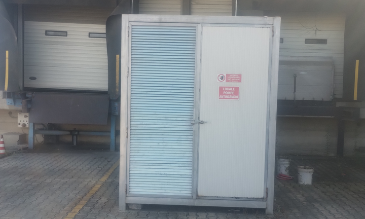 Box container locale pompe