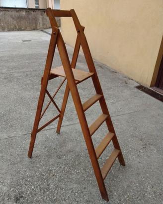 SCALA  IN   LEGNO  5  GRADINI