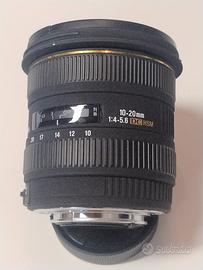Sigma 10-20mm f4-5,6 EX HSM  attacco Sigma SA