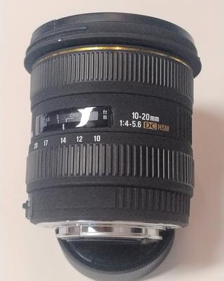 Sigma 10-20mm f4-5,6 EX HSM  attacco Sigma SA