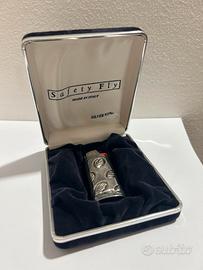 porta accendino vintage in argento 925